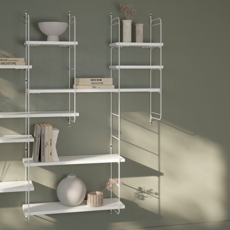 Wspornik GoodHome Rigga M6 202 x 1289 mm biały