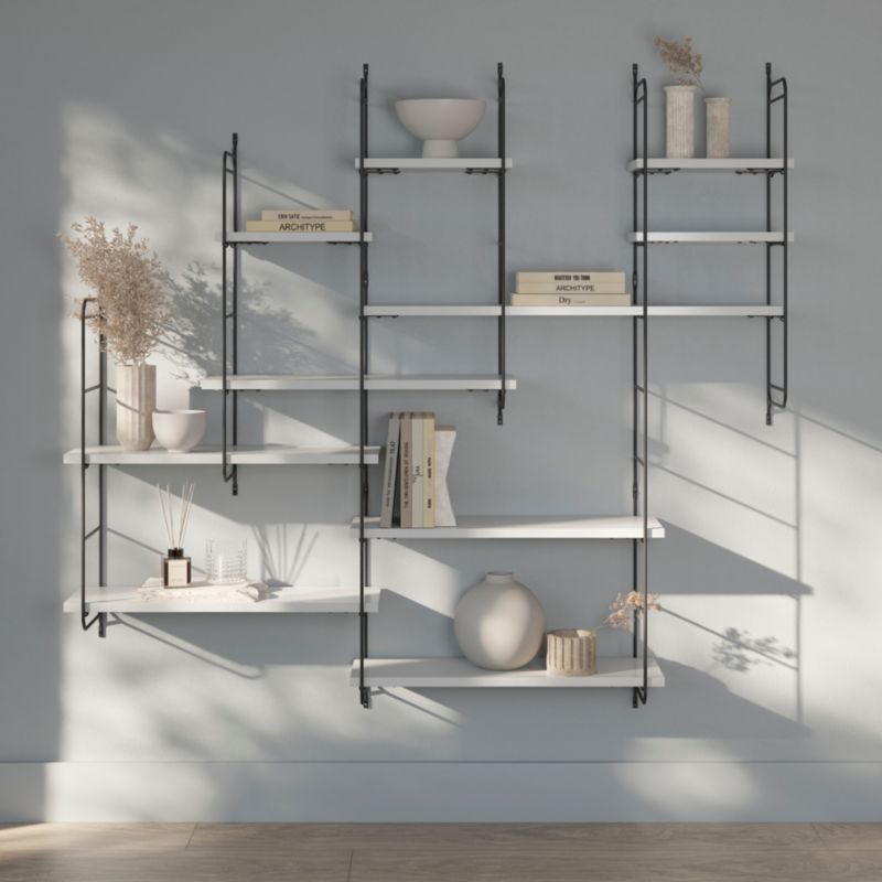 Wspornik GoodHome Rigga S6 202 x 866 mm czarny