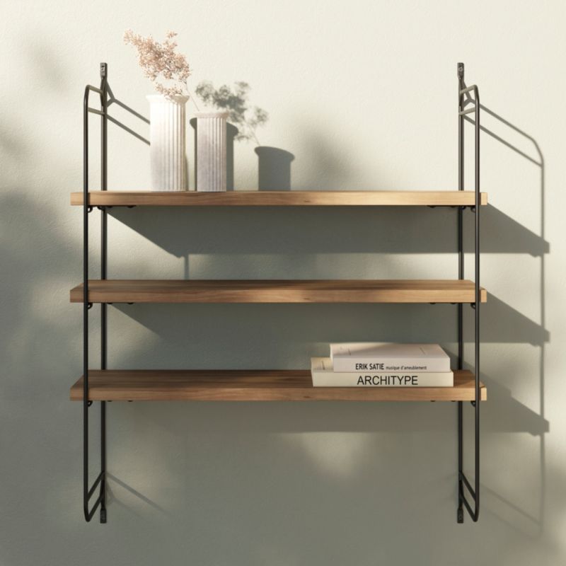 Wspornik GoodHome Rigga S6 202 x 866 mm czarny