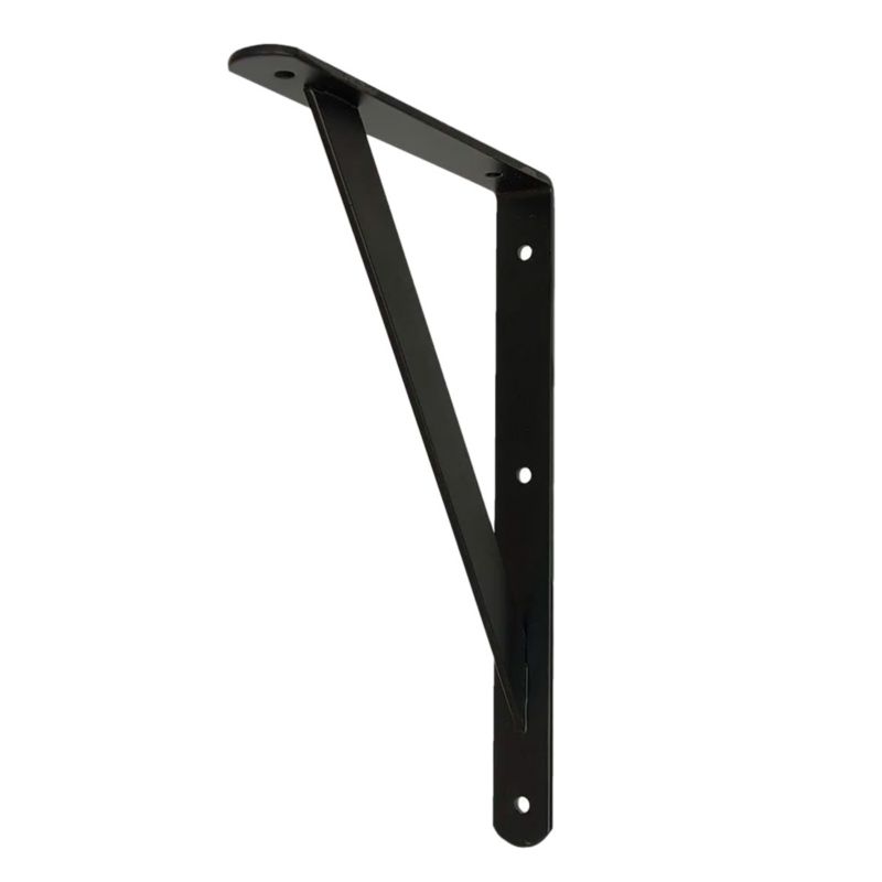 Wspornik półki Lun Fix podpórka czarna 250x150x4 mm 1szt.