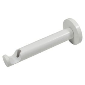Wspornik pojedynczy biały 19 mm