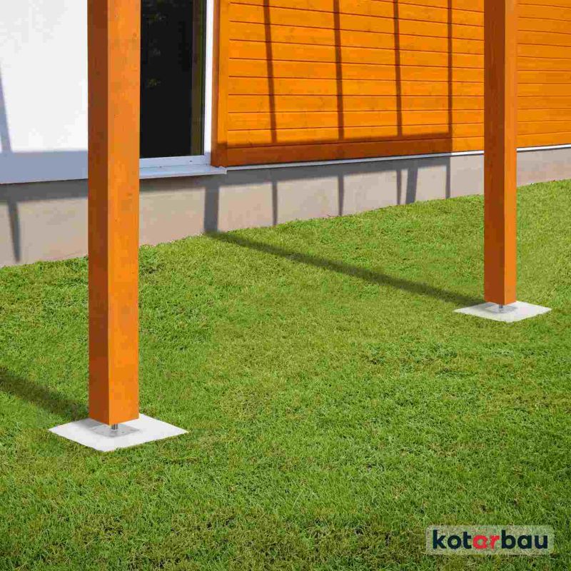 Wspornik słupa KOTARBAU regulowany w pionie 110x80 mm 1 szt.