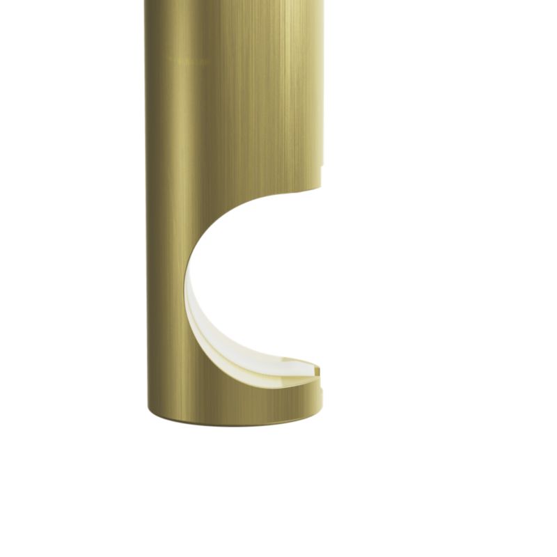 Wspornik ścienny podwójny Goodhome Elasa 19/19 mm złoty