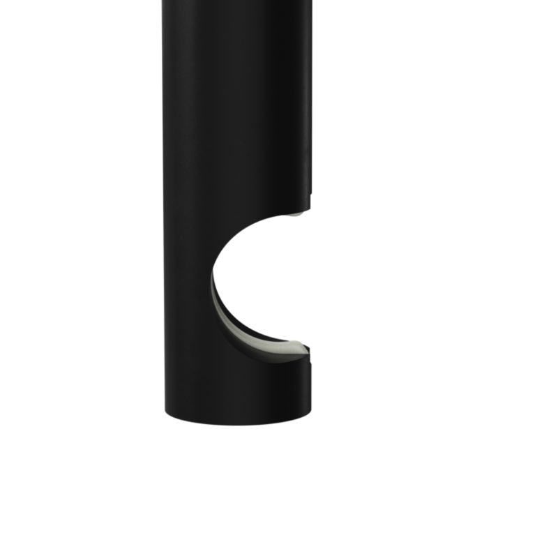 Wspornik ścienny pojedyńczy GoodHome Araxos 19 mm czarny