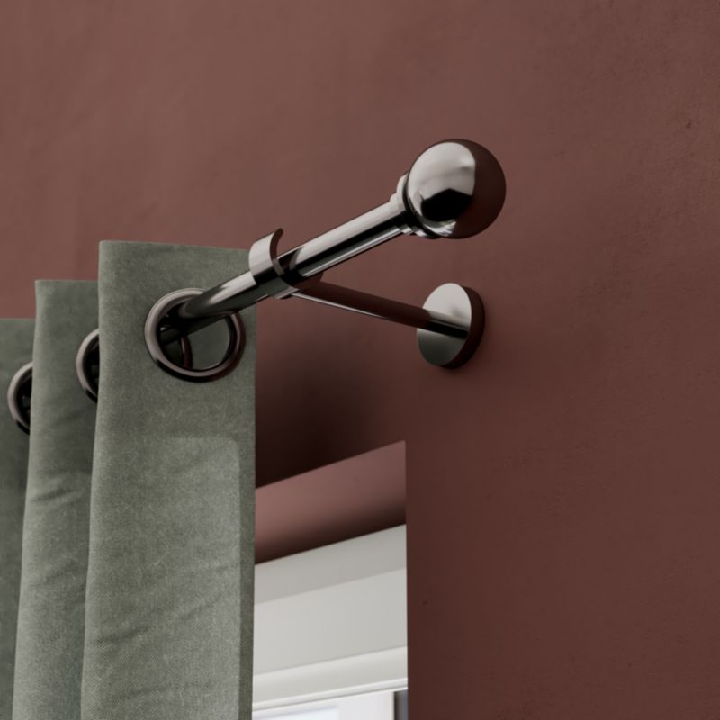 Wspornik ścienny pojedynczy GoodHome Olympe 19 - 28 mm szary