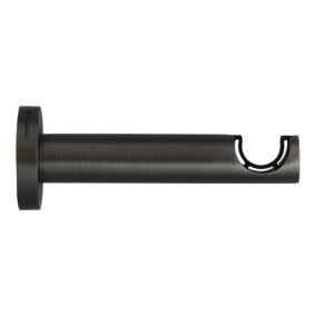 Wspornik ścienny pojedynczy GoodHome Tinos 19 mm szary