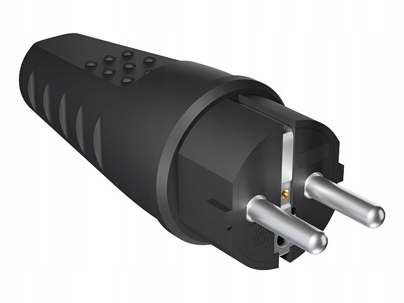 Wtyczka gumowa BLOW hermetyczna z uziemieniem montażowa na kabel 16A 230V 1 szt.