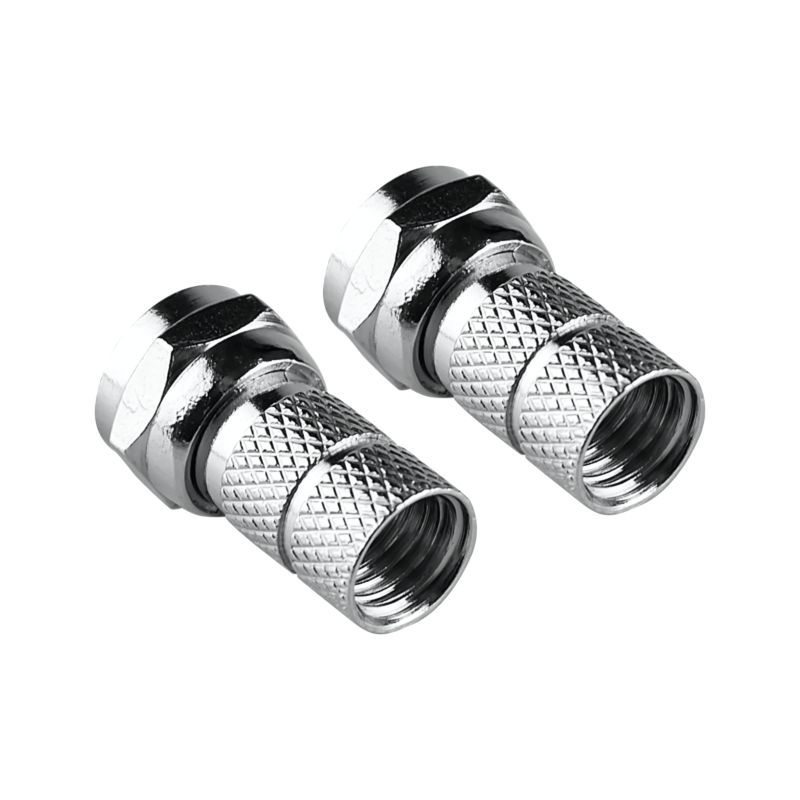 Wtyk antenowu F DPM Solid 7,5 mm 2 szt.