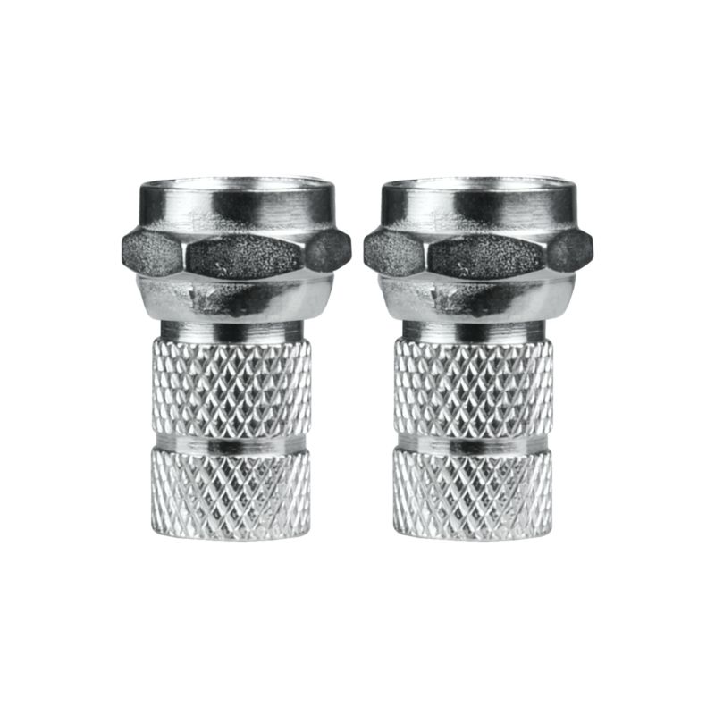 Wtyk antenowu F DPM Solid 7 mm 2 szt.