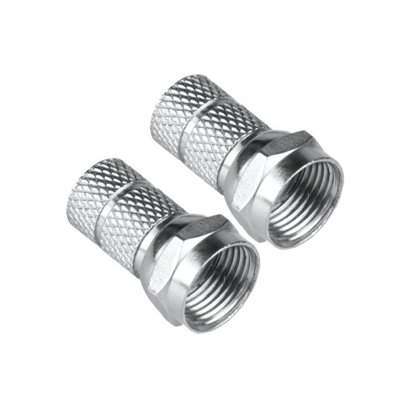 Wtyk antenowu F DPM Solid 7 mm 2 szt.