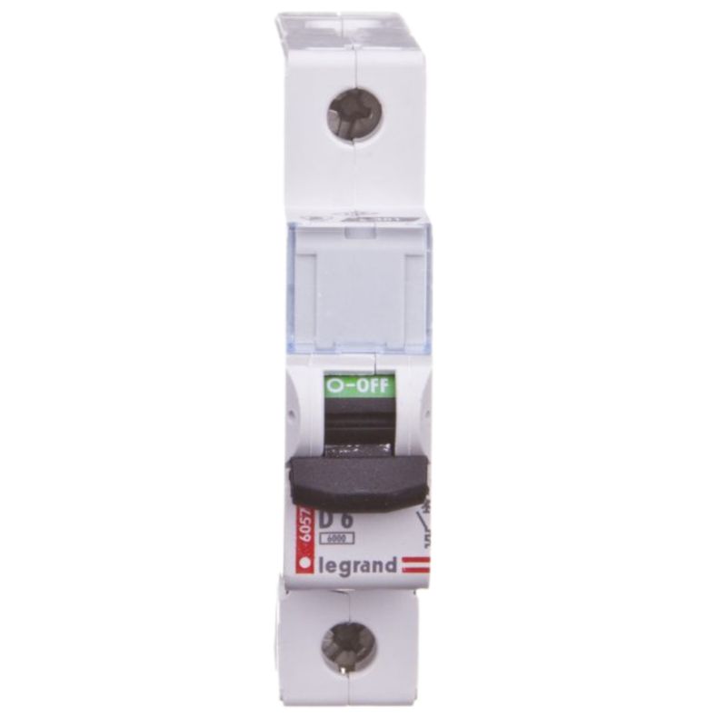Wyłącznik nadprądowy Legrand S301D 1P D6 6A 6 kA AC IP20 Tx3 1 szt.