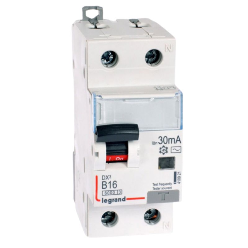 Wyłącznik Różnicowonadprądowy Legrand 2P B P312 16A 30Ma Seria Dx3 410921 1szt.