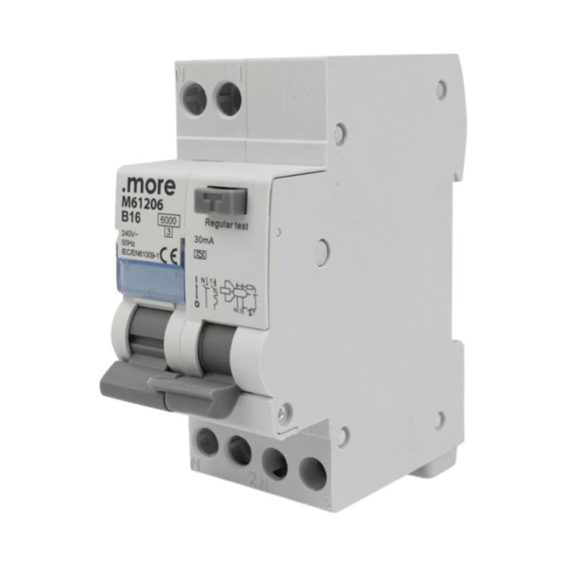 Wyłącznik Różnicowoprądowy Eco Light z Członem Nadprądowym 1P+N B16A 30Ma 1szt.