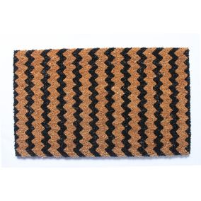 Wycieraczka Colours ZigZag 45 x 75 cm czarny