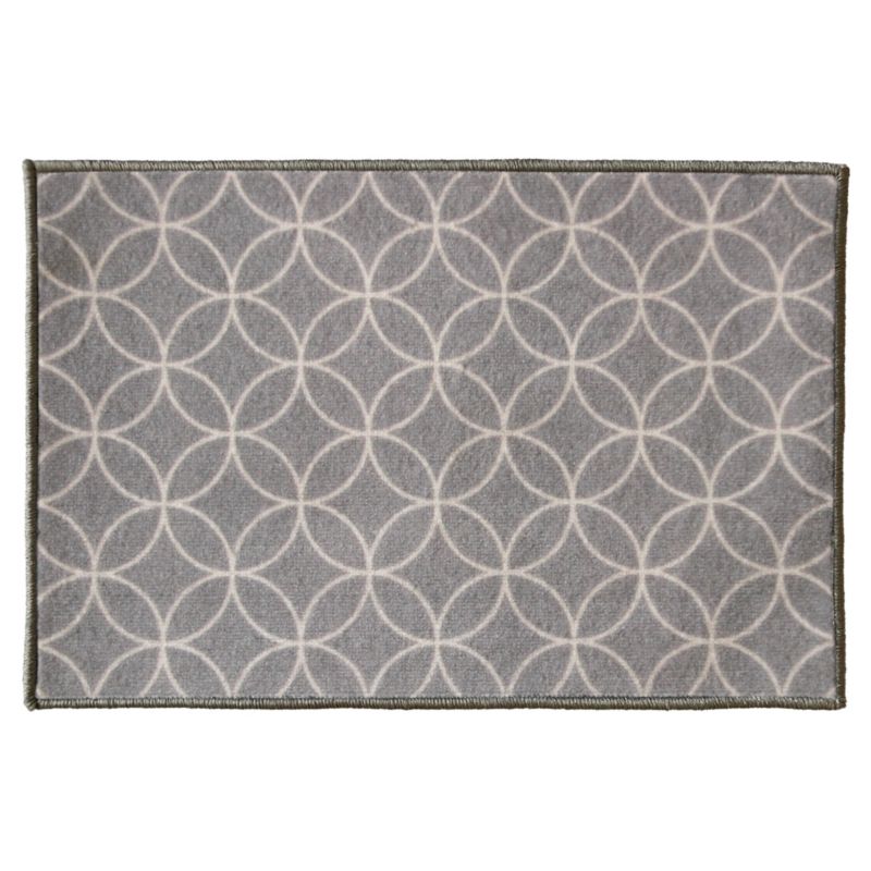 Wycieraczka GoodHome Liść 40 x 60 cm beżowa