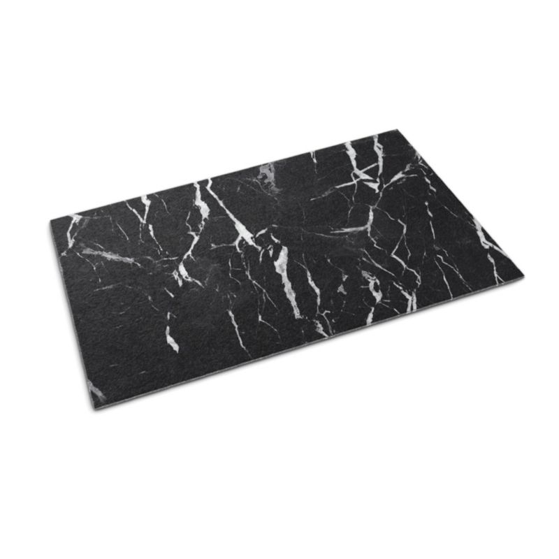 Wycieraczka wewnętrzna Tulup 150x100cm Czarny marmur Antypoślizgowa 1 szt.