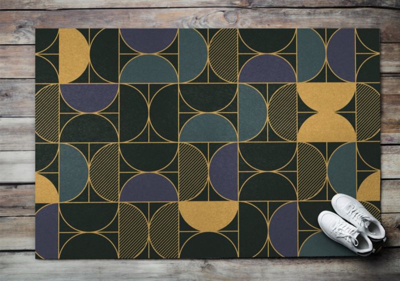 Wycieraczka wewnętrzna Tulup 150x100cm Geometryczne wzory Antypoślizgowa 1 szt.
