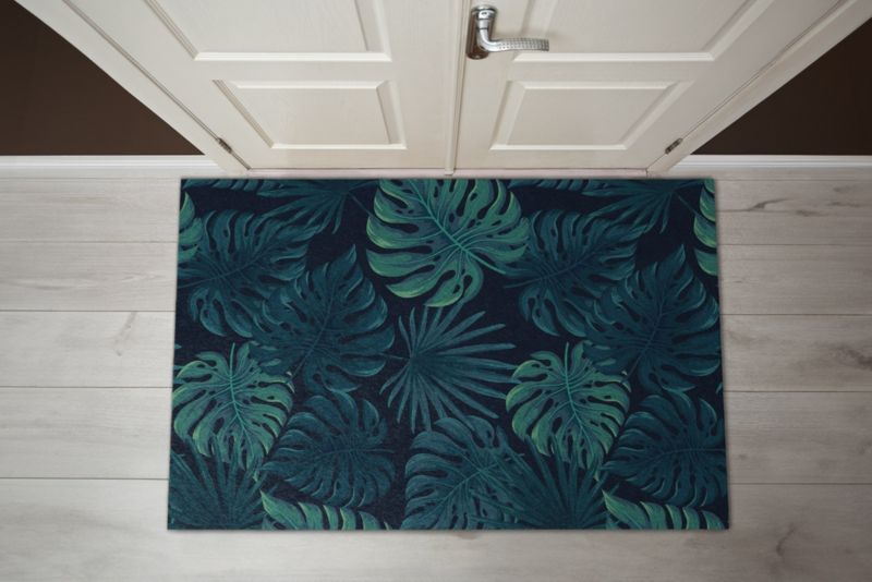 Wycieraczka wewnętrzna Tulup 150x100cm Liście monstery Antypoślizgowa 1 szt.