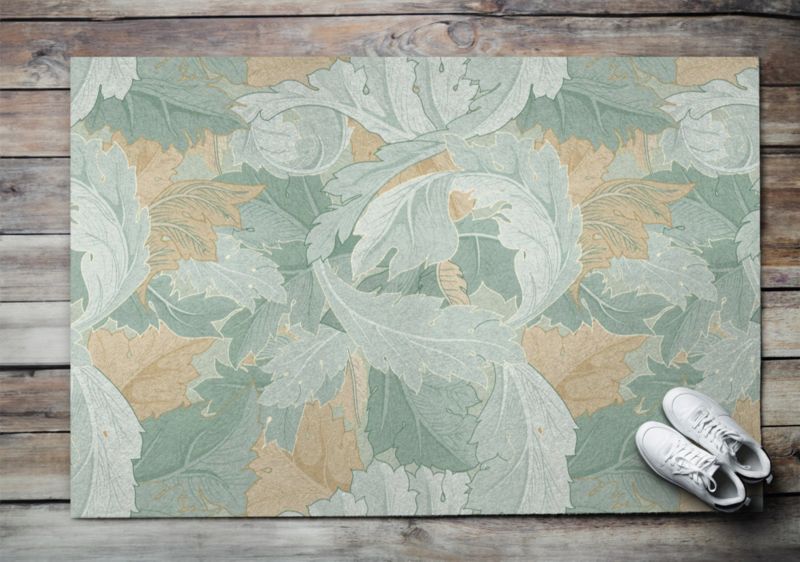 Wycieraczka wewnętrzna Tulup 150x100cm Liście rośliny Antypoślizgowa 1 szt.