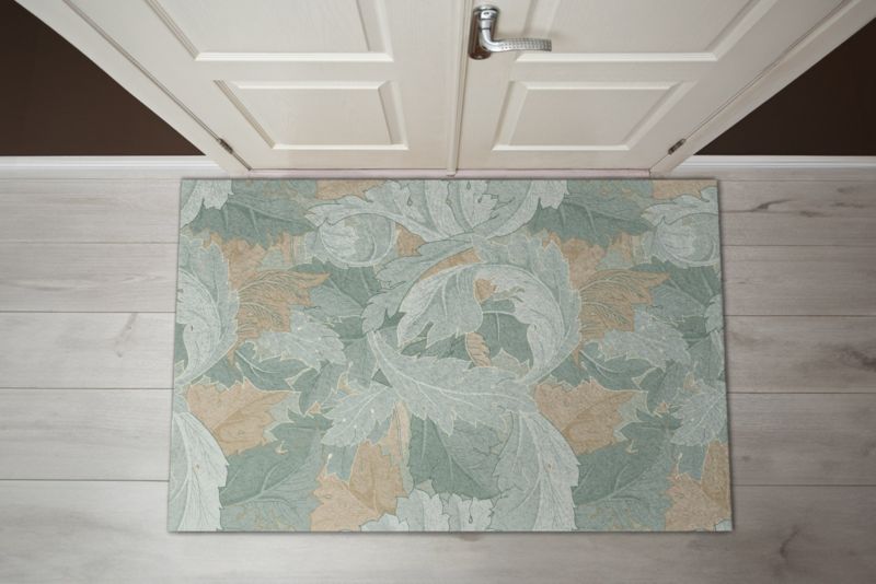 Wycieraczka wewnętrzna Tulup 150x100cm Liście rośliny Antypoślizgowa 1 szt.