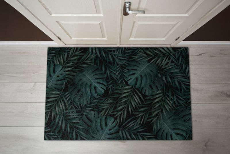 Wycieraczka wewnętrzna Tulup 150x100cm Monstera Liście Antypoślizgowa 1 szt.