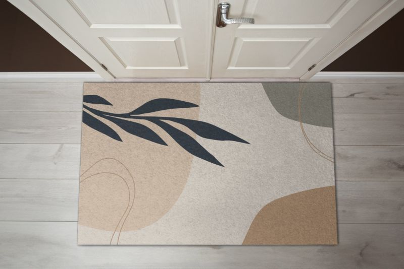 Wycieraczka wewnętrzna Tulup 150x100cm Sekret liści Antypoślizgowa 1 szt.