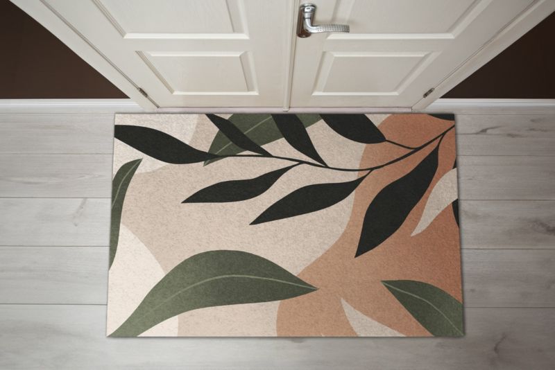 Wycieraczka wewnętrzna Tulup 150x100cm Tropikalnie Antypoślizgowa 1 szt.