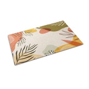 Wycieraczka wewnętrzna Tulup 60x40cm Geometryczny Roślinny Antypoślizgowa 1 szt.