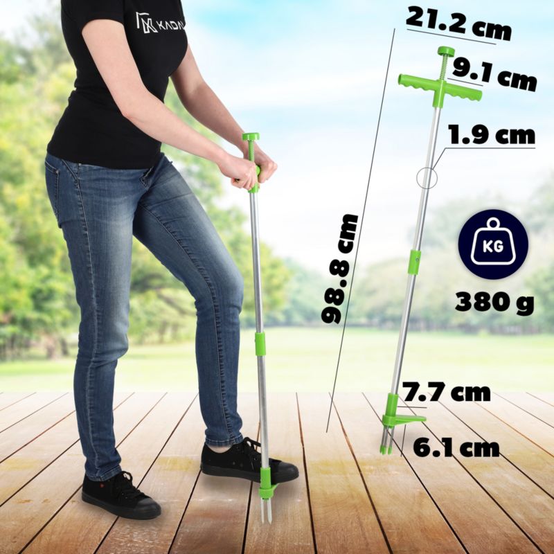 Wycinak Do Chwastów KADAX Wyrywacz Usuwania Ogrodowy Teleskopowy Chwastownik 99cm 1szt.
