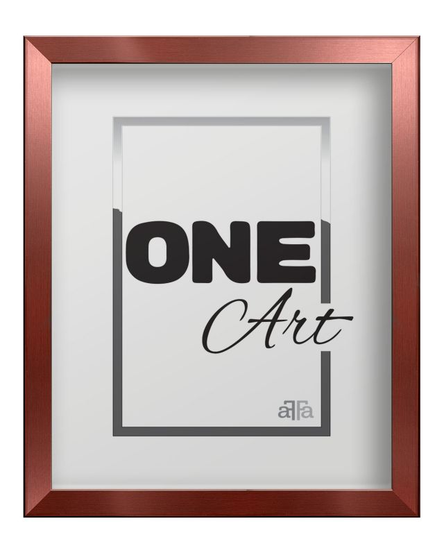 Wyjątkowa ramka Hekla 40x60 MDF plakat różowe złoto 1szt.