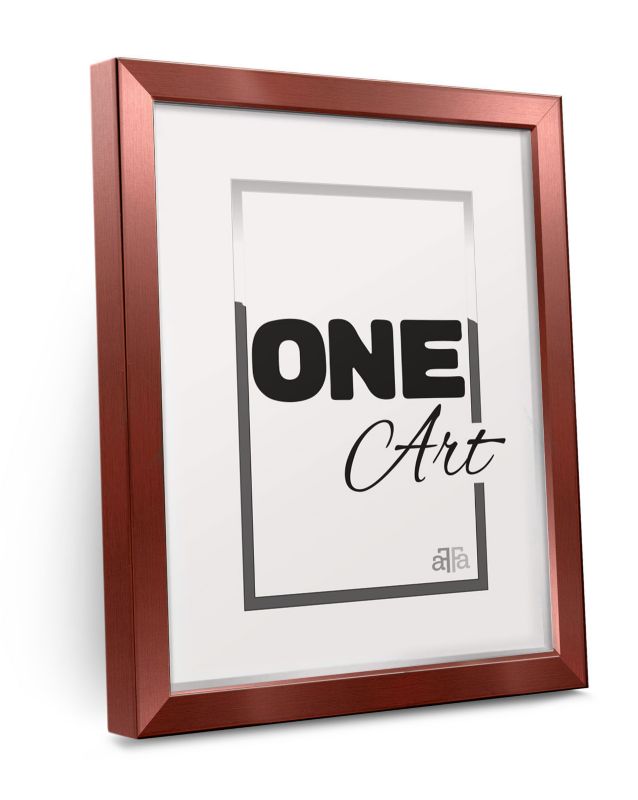 Wyjątkowa ramka Hekla 40x60 MDF plakat różowe złoto 1szt.