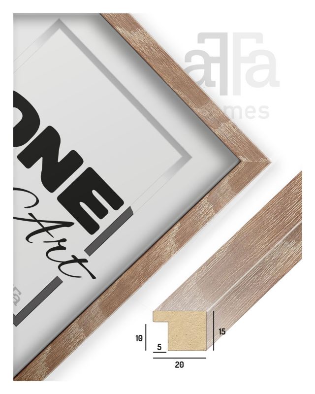 Wyjątkowa ramka MDF Hekla 25x38 ramki  dyplom foto sonoma jasna 1szt.