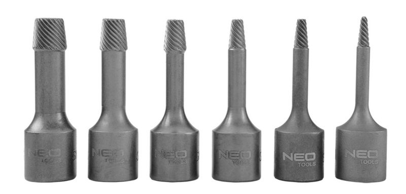 Wykrętaki do śrub NEO TOOLS zestaw 6 szt. 1 kpl