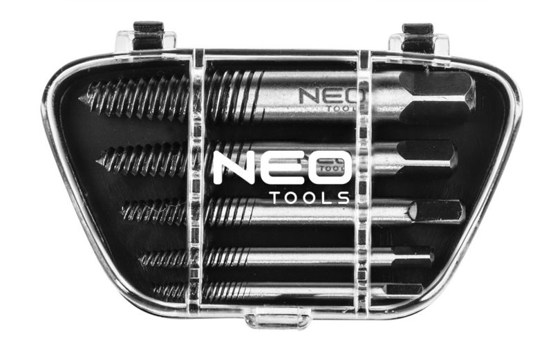 Wykrętaki do zerwanych śrub NEO TOOLS zestaw 5 szt. 1 kpl