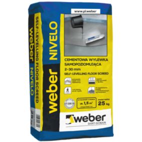 Wylewka samopoziomująca Weber Saint-Gobain Nivelo 25 kg