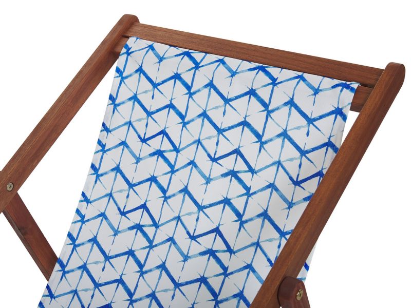 Wymienna tkanina Wzór geometryczny Anzio/avellino 44 x 134 cm Niebieski 1 kpl