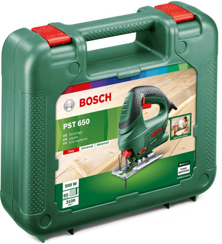 Wyrzynarka Bosch PST 650 500 W z walizką