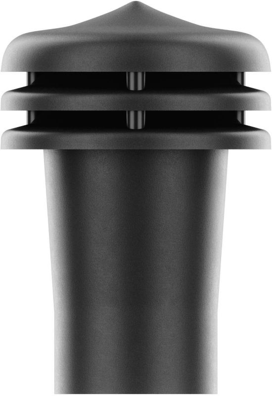Wywietrzak grawitacyjny fi 75 mm czarny