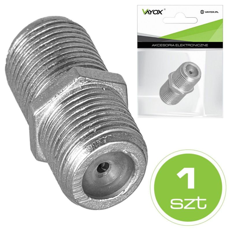 Złącze gniazdo "F" - gniazdo "F" VA0260 Vayox (beczka) 1szt.