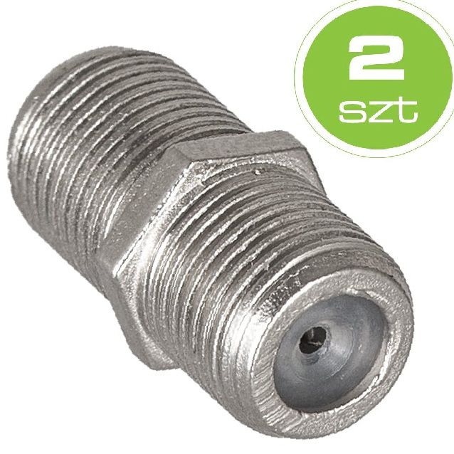 Złącze gniazdo "F" - gniazdo "F" VA0260 Vayox (beczka) 2szt 1kpl.