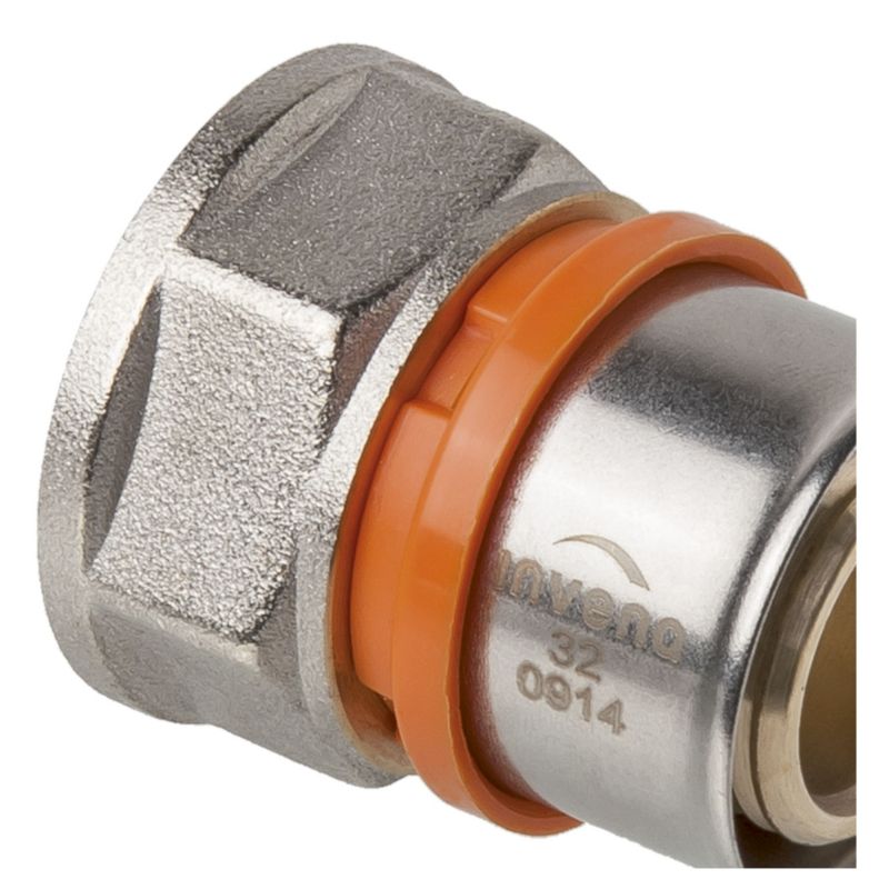 Złączka do Rur PEX 3/4"x16 mm Zaciskowa Gwint Wewnętrznym 95C INVENA Prov 1 szt.