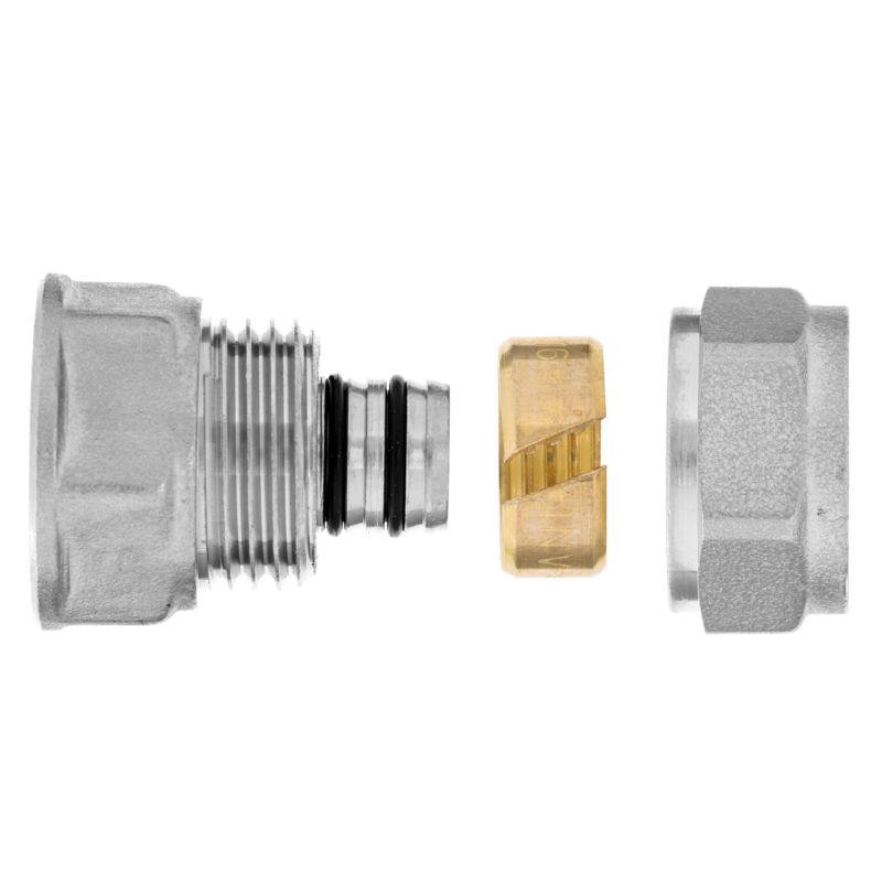 Złączka do Rury PEX z Wkładką Aluminiową GW 1"x26x3 95C 1 MPa INVENA 1 szt.