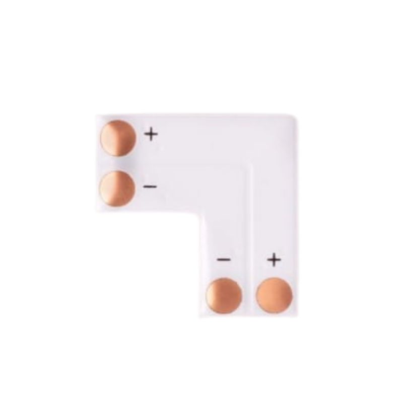 Złączka Eco Light Led Mono 8Mm Kątowa L Do Taśm Led Do Mebli Ip20 Ec79636 1 szt.