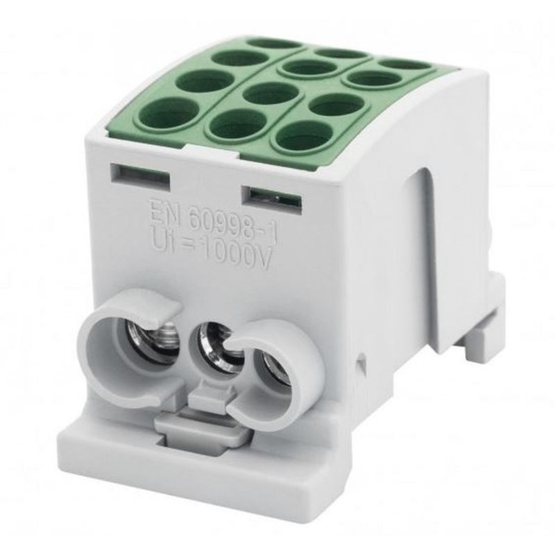 Złączka szynowa F-Elektro zielona HLK 100A-3 (1x25,2x16 / 1x25,2x16) F2 ...