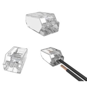 Złączka uniwersalna EDO instalacyjna do przewodów sztywnych maks. 2.5mm² 2-przew. EDO202  50 szt.