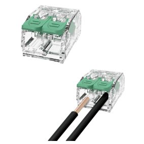 Złączka uniwersalna EDO instalacyjna z dźwignią do wszystkich rodzajów przewodów maks. 4mm² 2-przew. EDO412  100 szt.