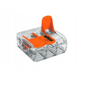 Złączka uniwersalna Wago szybkozłączka z dźwigniami zwalniającymi 3x0,2-4mm² 221-413 50 szt.