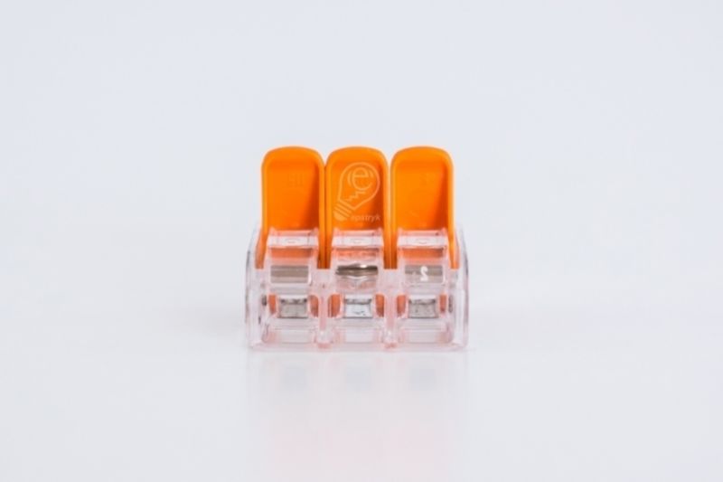 Złączka uniwersalna Wago szybkozłączka z dźwigniami zwalniającymi 3x0,2-4mm² 221-413 50 szt.