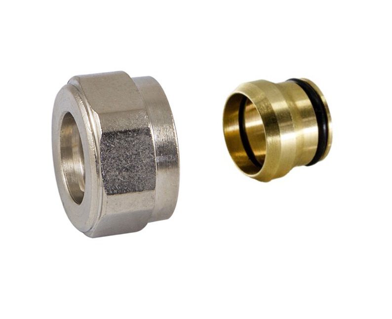 Złączka zaciskowa do rury z miedzi GW M22x1,5 na 15x1 mm niklowana SCHLOSSER 1 szt.