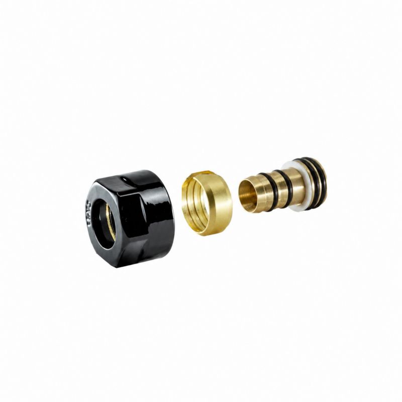 Złączka zaciskowa do rury z tworzywa sztucznego GW 3/4 na 16x2 mm czarny SCHLOSSER 1 szt.